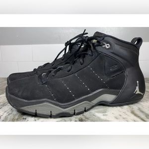 Size 11 - Air Jordan Jumpman Men’s Jeter Vital. Black Metallic Silver. See Pics